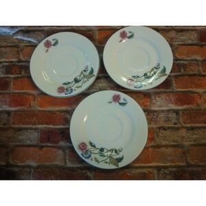 3 lot Castle garden Collection Citation plate saucer microwave oven dishwasher‎